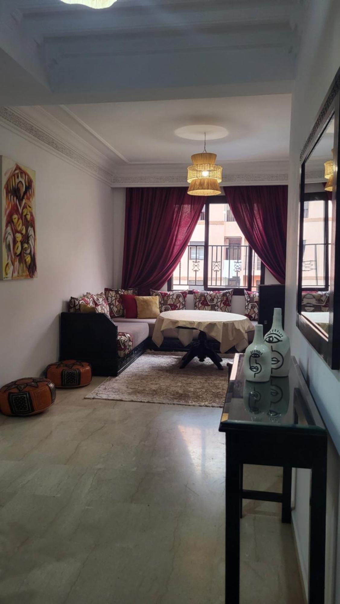 Appartement Haut Standing Vu Piscine Marrakesh Bagian luar foto